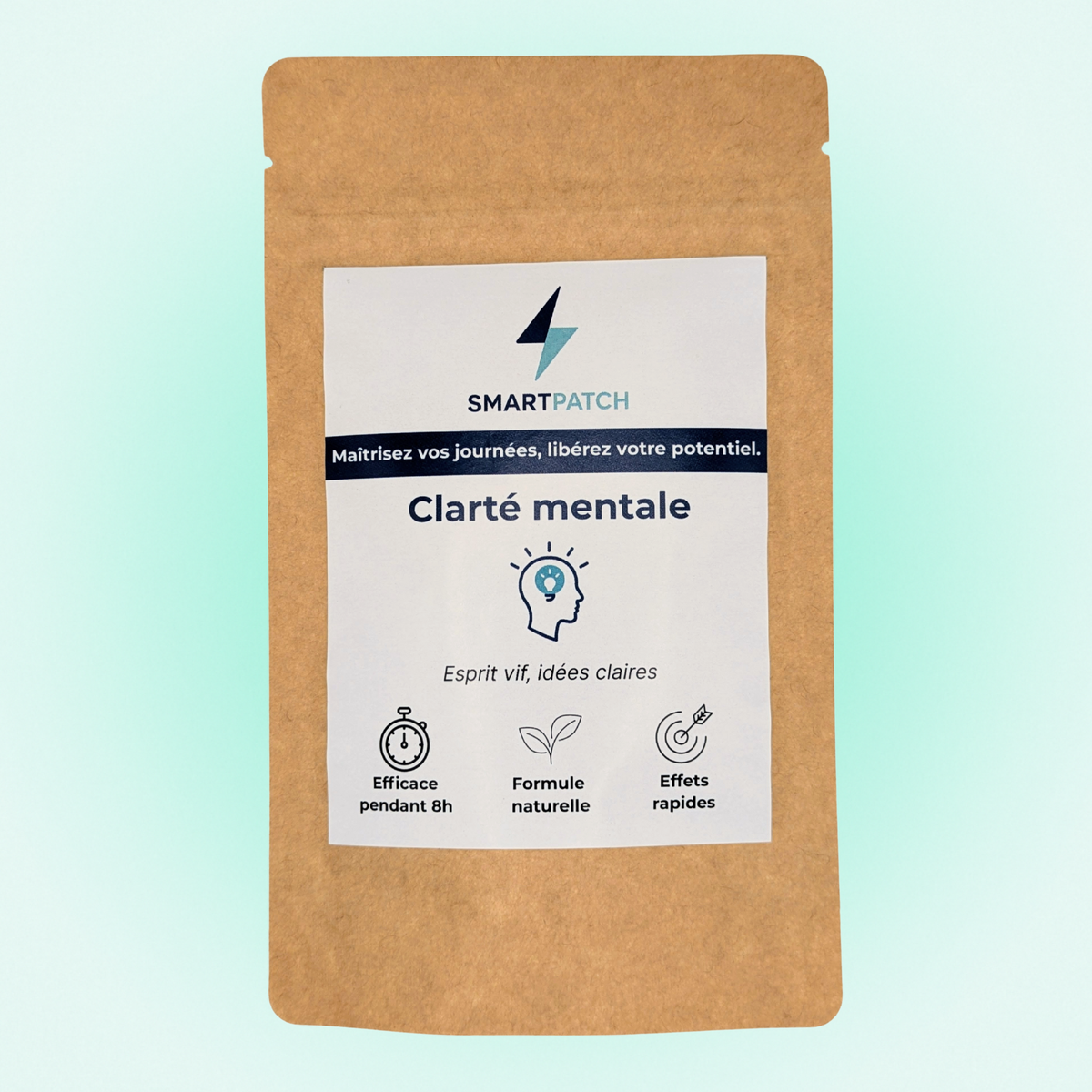 SmartPatch Clarté Mentale — boîte de 30 patchs